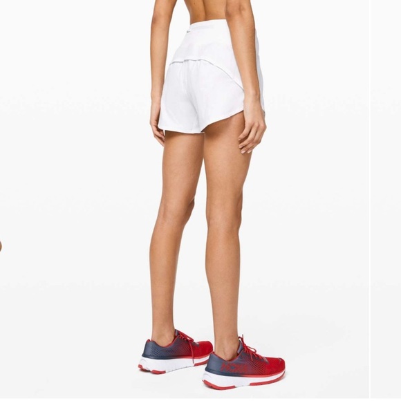 Lululemon Speed Up Short Long *4" White - Picture 8 of 9